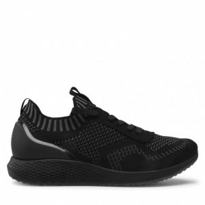 Sneakersy TAMARIS - 1-23714-2 Black/Dk.Grey 075