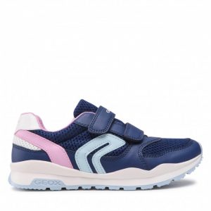 Sneakersy GEOX - J Pavel G. A J048CA 01454 C0694 D Navy/Pink