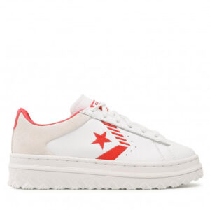 Sneakersy CONVERSE - Pro Leather X2 Ox 168691C White/Egret/University Red