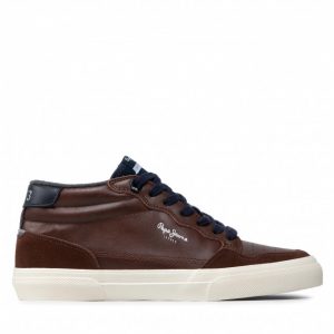 Sneakersy PEPE JEANS - Kenton Original Low PMS30802 Brown 878