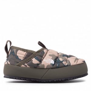 Kapcie THE NORTH FACE - Youth Thermoball Traction Mule II NF0A39UX28J1 New Taupe Green Explorer Camo Print/New Taupe Green
