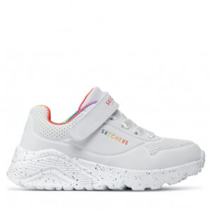 Sneakersy SKECHERS - Rainbow Specks 310457L/WMLT White/Multi