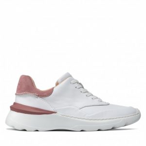 Sneakersy CLARKS - SprintLiteLace 261616114 White Rose Combination