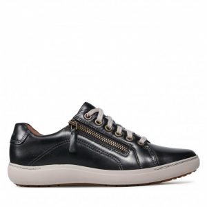 Sneakersy CLARKS - Nalle Lace 261591244 Black Leather