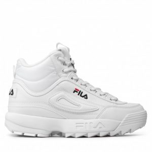 Sneakersy FILA - Disruptor Mid Wmn 1011408.1FG White