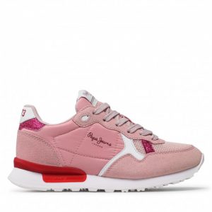 Sneakersy PEPE JEANS - Britt Soft Girls PGS30506 Mauve Pink 319