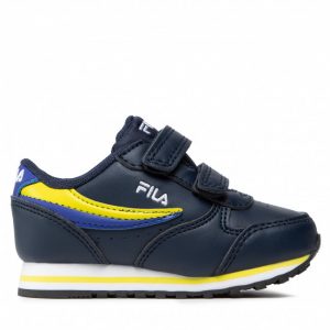 Sneakersy FILA - Orbit Velcro Infants 1011080.23Z Fila Navy/Royal Blue