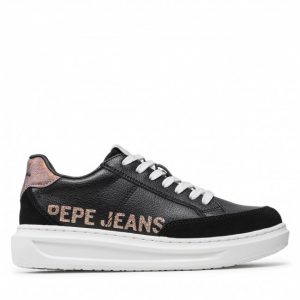 Sneakersy PEPE JEANS - Abbey Willy PLS31196 Black 999