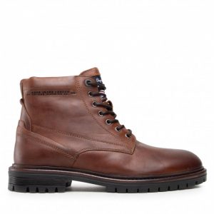 Trapery PEPE JEANS - Ned Boot Lth PMS50210 Tan 869