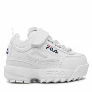 Sneakersy FILA - Disruptor E Infants 1011298.1FG White