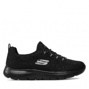 Sneakersy SKECHERS - Leopard Spot 149037/BBK Black