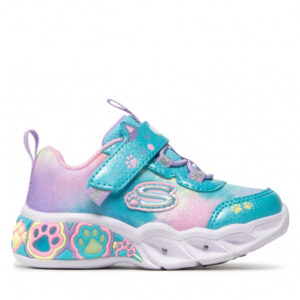 Sneakersy SKECHERS - Pretty Paws 300100N/TQMT Turquoise/Multi