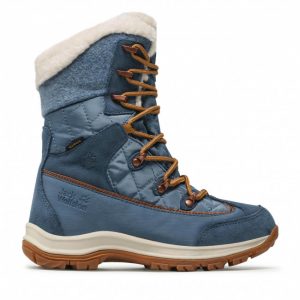 Śniegowce JACK WOLFSKIN - Cold Bay Texapore High W 4041421 Light Blue/Brown