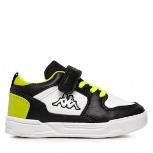 Sneakersy Kappa - 260932K Black/Lime 1133