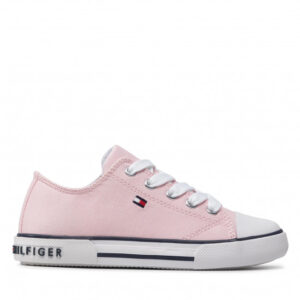 Trampki TOMMY HILFIGER - Low Cut Lace-Up Sneaker T3A4-32117-0890 M Pink 302