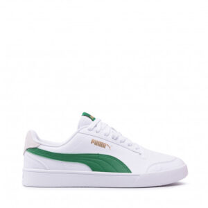 Sneakersy PUMA - Shuffle 309668 13 White Green/Ivory Glow/Gold