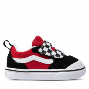 Sneakersy VANS - Comfycush New Sko VN0A4TZH35U1 (Checkerboard) Black/Red