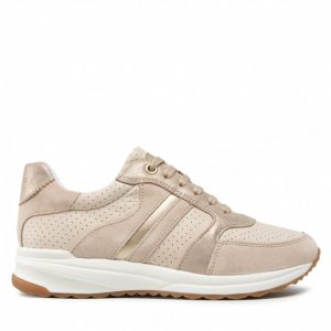Sneakersy GEOX - D Airell A D252SA 0CL22 C5AH6 Beige/Lt Taupe