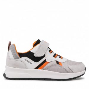 Sneakersy GEOX - J Briezee B. A J25GMA 01122 C0422 S White/Orange