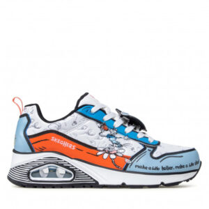 Sneakersy SKECHERS - Every Voice Counts 155330/WBOR White/Blue/Orange