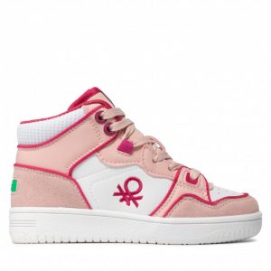 Sneakersy UNITED COLORS OF BENETTON - Rod BTK127605 White/Lotus 1080