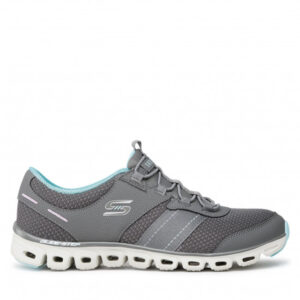 Sneakersy SKECHERS - Just Be You 104087/CCLB Charcoal/Light Blue