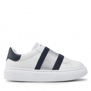 Sneakersy TOMMY HILFIGER - Low Cut Sneaker T3A4-32154-1383 M White/Blue/Red