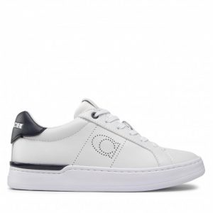 Sneakersy COACH - Lowline Leather G5040 10011275EDC Optic White/Midnight Navy