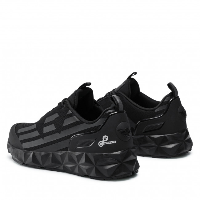 Sneakersy EA7 EMPORIO ARMANI - X8X033 XCC52 Q615 Black/Iron Gate czarne