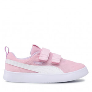 Sneakersy PUMA - Courtflex v2 Mesh V Ps 371758 08 Pink Lady/Puma White