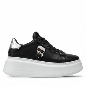 Sneakersy KARL LAGERFELD - KL63530 Black Lthr