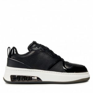 Sneakersy KARL LAGERFELD - KL62021 Black Lthr