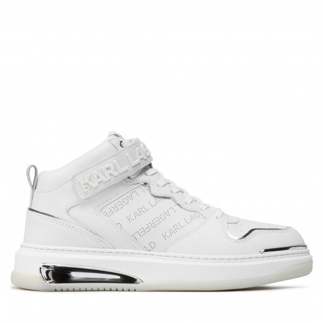 Sneakersy KARL LAGERFELD – KL52041 White Lthr – białe