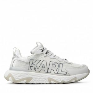 Sneakersy KARL LAGERFELD - KL52425 White Leather