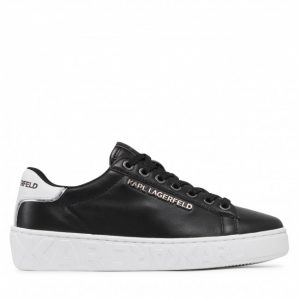 Sneakersy KARL LAGERFELD - KL61020 Black Lthr