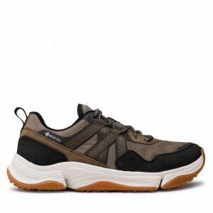 Sneakersy CLARKS - TriPathSprtGtx GORE-TEX 261525167 Dark Olive Combi