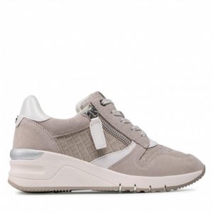 Sneakersy TAMARIS - 1-23702-28 Light Grey/Str