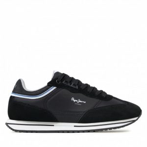 Sneakersy PEPE JEANS - Tour Classic PMS30773 Black 999