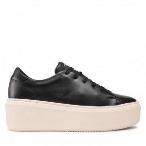 Sneakersy TAMARIS - 1-23773-28 Blk Lea./Cream