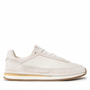 Sneakersy CLARKS - CraftRun Lace 261577947 White Combi