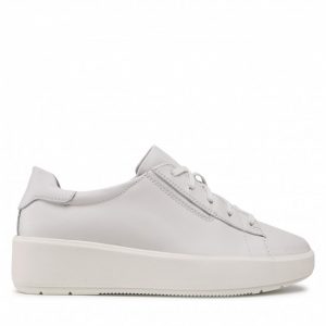 Sneakersy CLARKS - Layton Lace 261620854 White Leather