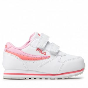 Sneakersy FILA - Orbit Velcro Infants 1011080.13043 White/Lilac Sachet
