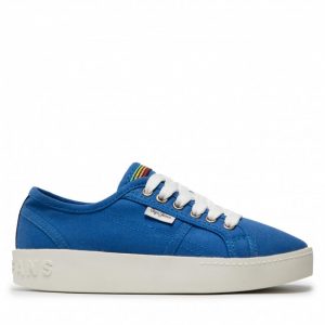 Sneakersy PEPE JEANS - Brixton Canvas PGS30448 Lagoon 539