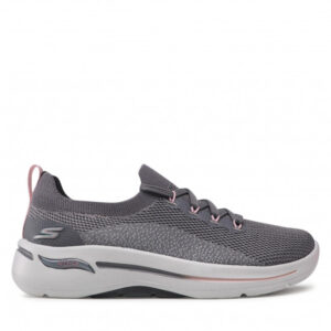 Sneakersy SKECHERS - Go Walk Arch Fit 124863/GYPK Gray/Pink