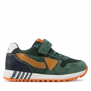 Sneakersy GEOX - B Alben B. A B253CA 02214 C3P2T S Forest/Orange