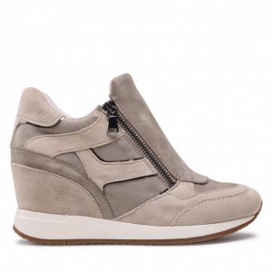 Sneakersy GEOX - D Nydame B D250QB 0AA21 C6626 Taupe/Ice