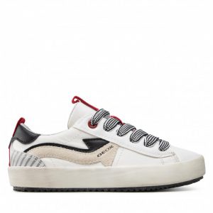 Sneakersy GEOX - J Alonisso B. B J252CB 08522 C0050 M White/Red