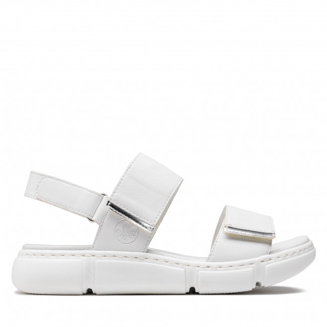Sandały RIEKER – 68975-80 Weiss – białe