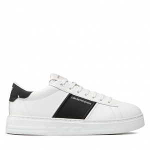 Sneakersy EMPORIO ARMANI - X4X570 XN010 Q908 White/Black/White