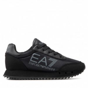 Sneakersy EA7 EMPORIO ARMANI - XSX024 XOT56 Q757 Triple Blk/Irongate